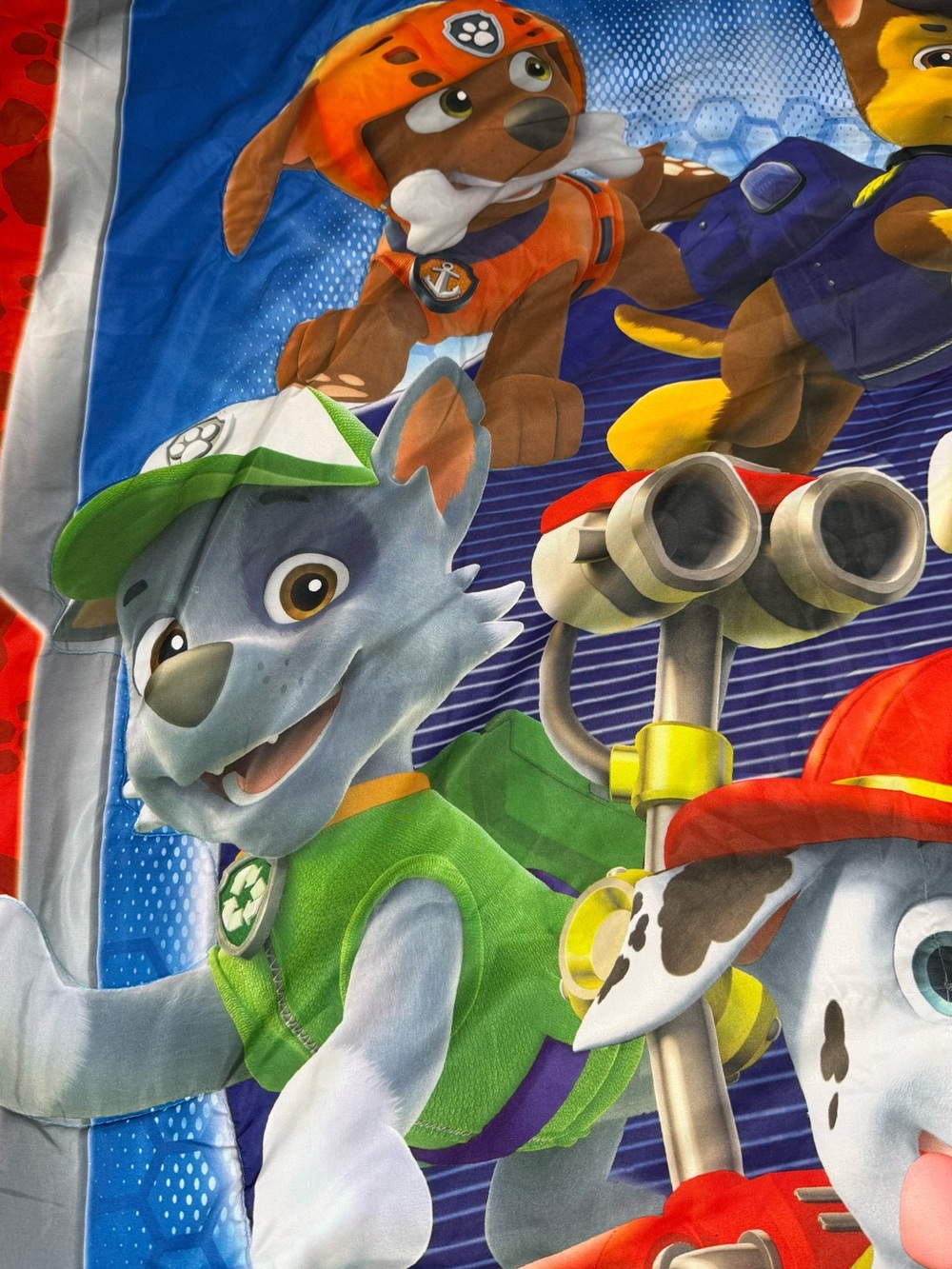 PAW PATROL Toddler Comforter Reversible Ruff Ruff Rescue Nickelodeon 2019 Chase - Picture 7 of 14
